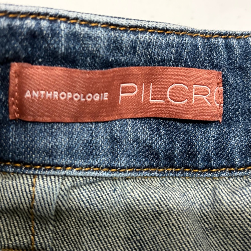 Anthropologie Pilcro The Wanderer mid-rise relaxed distressed utility jeans - Picture 2 of 12
